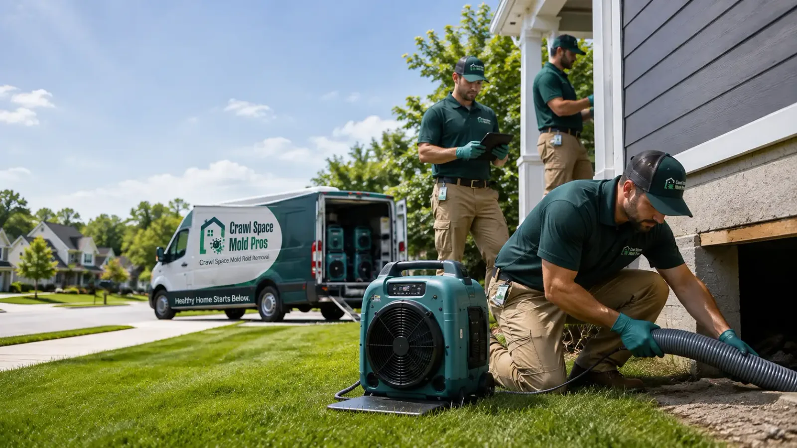 Crawl Space Mold Removal in Mercer, PA